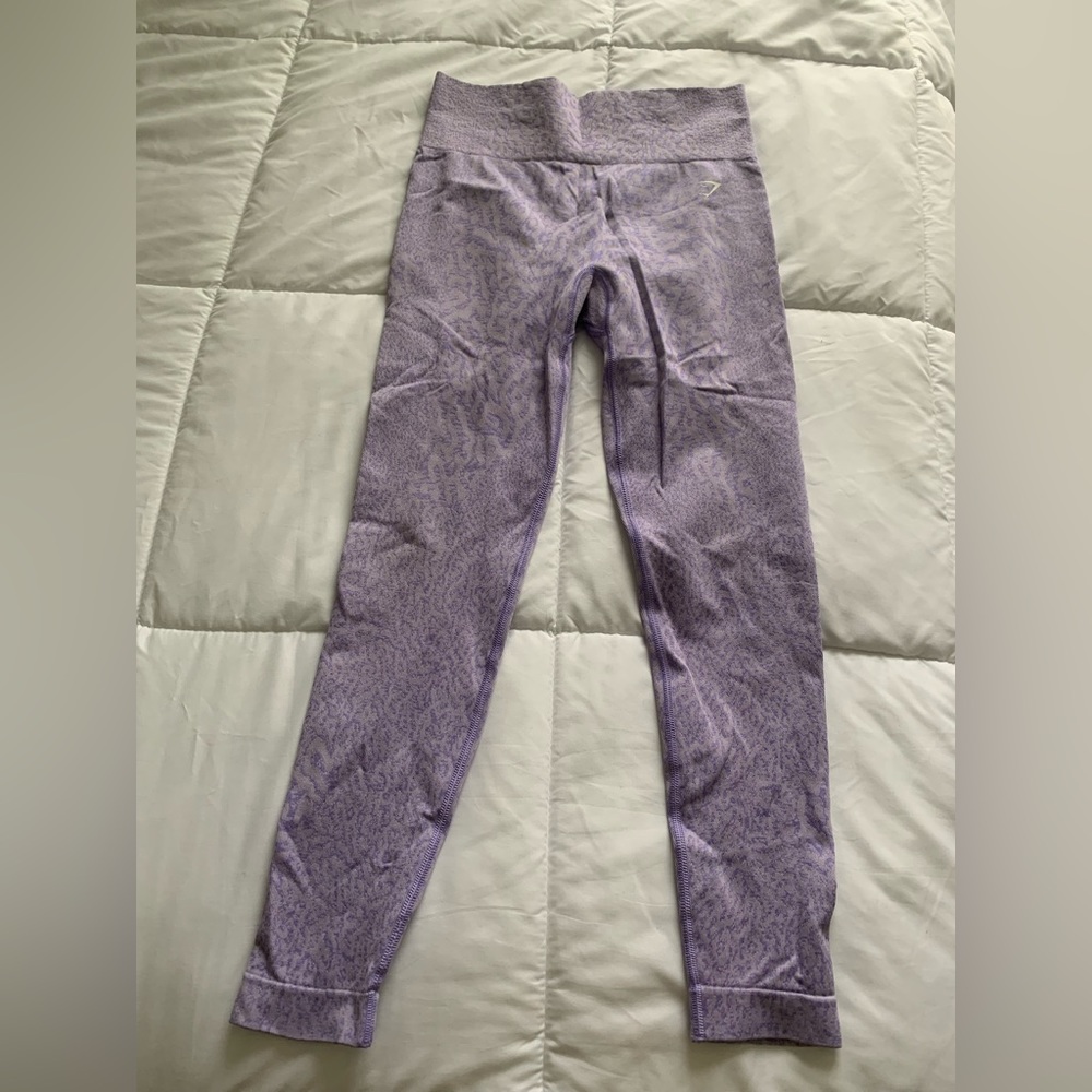 Gymshark Adapt Animal Seamless Leggings Soft Lilac